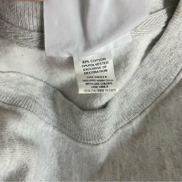 Champion UGA Reverse Weave Georgia Mom Sweatshirt Bulldogs Gray Maroon XS - Picture 4 of 9